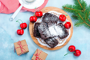 Image showing Christmas cake