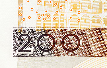 Image showing Polish Zloty closeup