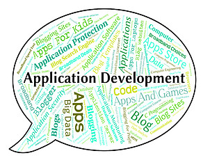 Image showing Application Development Shows Programs Enlargement And Regenerat