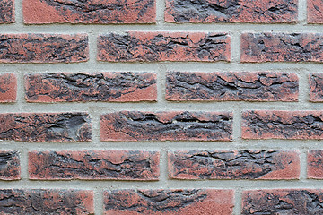 Image showing Background of old vintage brick wall