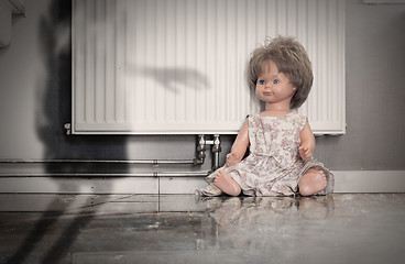 Image showing Abandoned doll