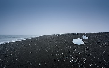 Image showing Icebergs at glacier lagoon 