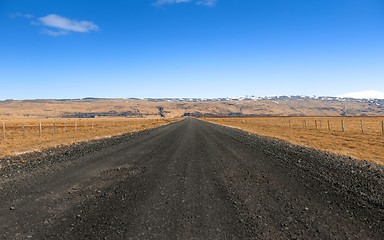 Image showing Long hard road