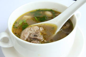 Image showing Oxtail soup