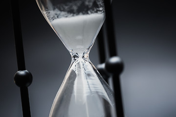 Image showing Hourglass with white sand