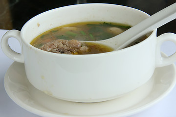 Image showing Oxtail soup