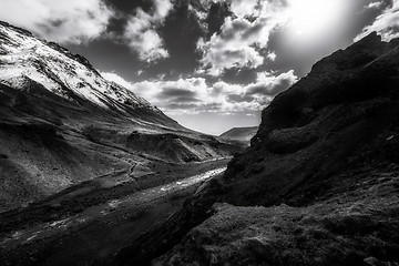 Image showing Scenic mountain landscape shot