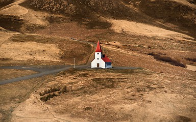 Image showing Wooden church Iceland