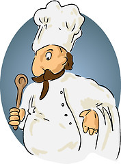 Image showing Cartoon chef