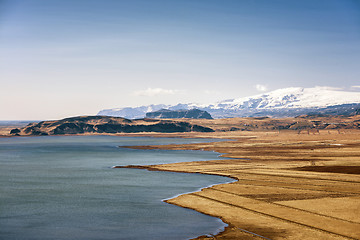 Image showing Aerial view near Vik