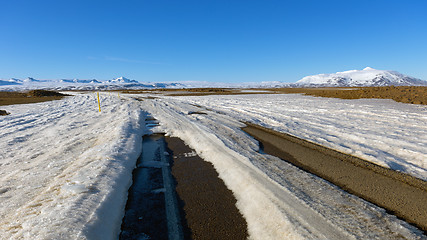 Image showing Long hard road