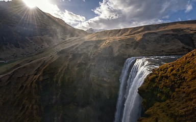 Image showing Waterfall in Iceland