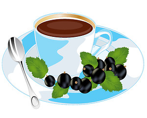 Image showing Tea with currant