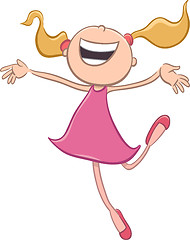 Image showing girl cartoon character