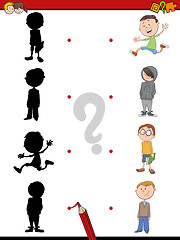 Image showing shadow activity for children