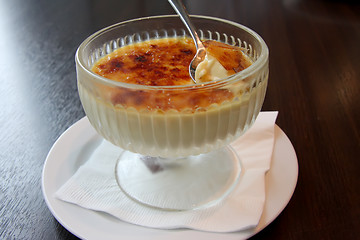 Image showing Creme brulee