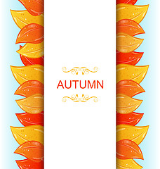 Image showing Abstract Autumn Invitation