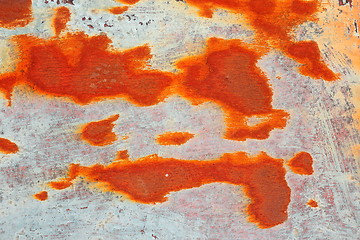 Image showing orange rust on metal surface