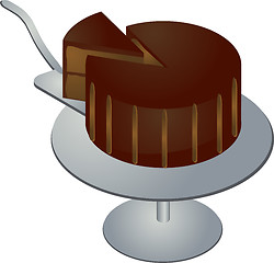 Image showing Chocolate cake