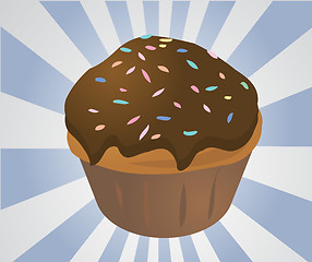 Image showing Cupcake muffin