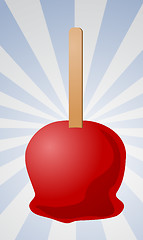 Image showing Caramel apple