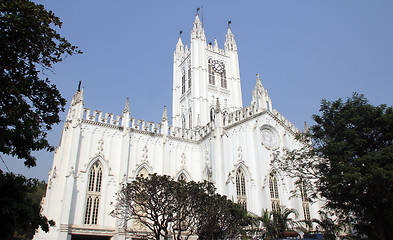 Image showing St Paul's Cathedral, Kolkata