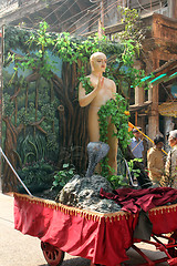 Image showing Annual Jain Digamber Procession in Kolkata, India