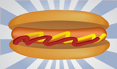 Image showing Hotdog illustration