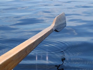 Image showing Wooden oar