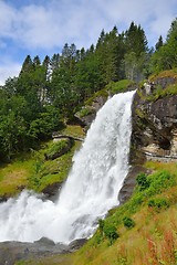 Image showing Steinsdalsfossen waterfall