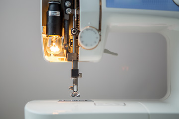 Image showing Sewing machine on empty background