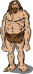 Image showing Caveman illustration