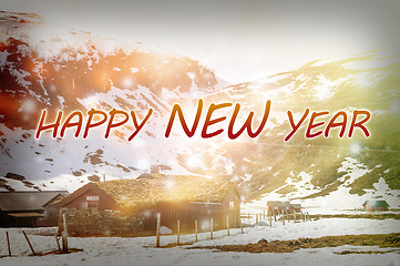 Image showing Happy New Year 2017 background.