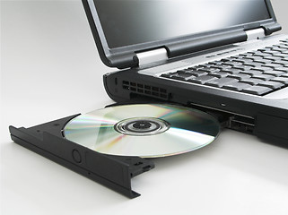 Image showing Laptop w/cd ejected II