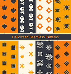 Image showing Seamless Textures for Happy Halloween