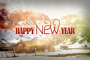 Image showing Happy New Year 2017 background.