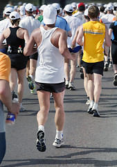 Image showing Marathon runners