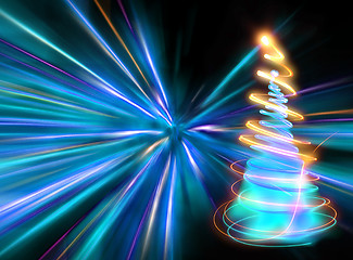 Image showing color christmas tree 