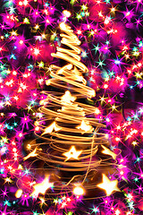 Image showing color christmas tree 