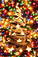 Image showing color christmas tree 