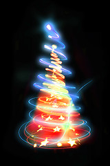 Image showing color christmas tree 