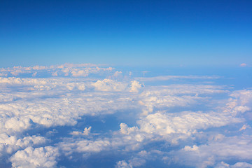 Image showing clouds from the airplane