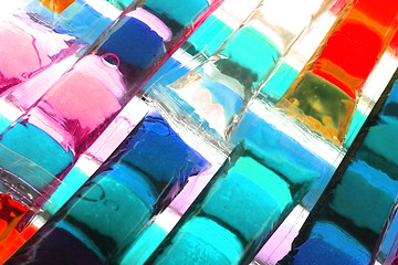 Image showing color liquid background