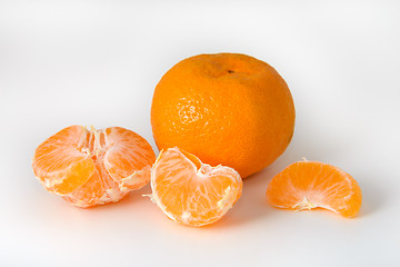 Image showing Peeled mandarin