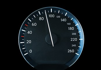 Image showing Speedometer of a car