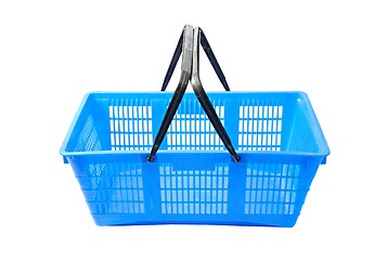 Image showing Shopping basket on white