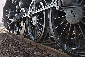 Image showing Steam Locomotive Detail