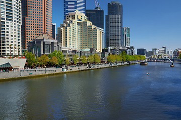 Image showing Melbourne city center