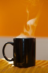 Image showing Streamin hot tea cup