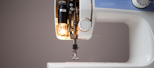 Image showing Sewing machine with cover removed